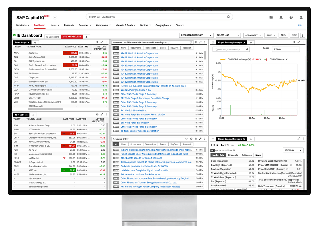 PLATAFORMA S&P CAPITAL IQ PRO | S&P Global Market Intelligence