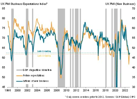 UK flash PMI forward-looking indicators