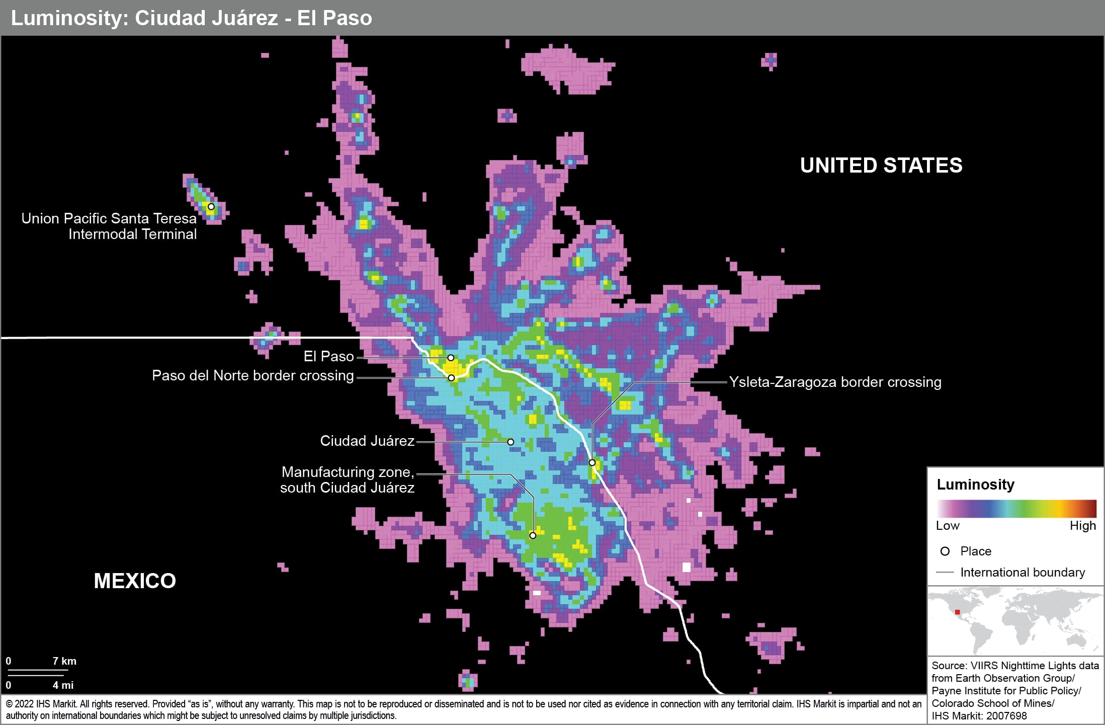 luminocity data El Paso TX