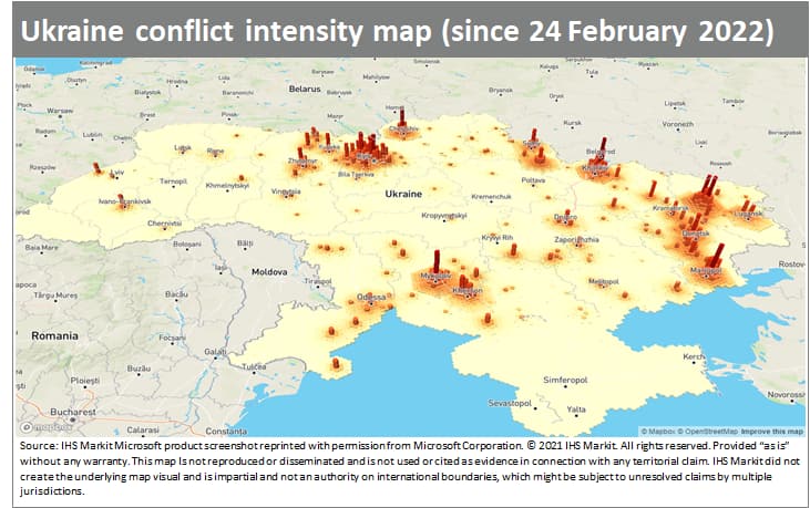 Ukraine security map