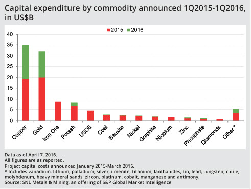 Capital Expenditure by Commodity