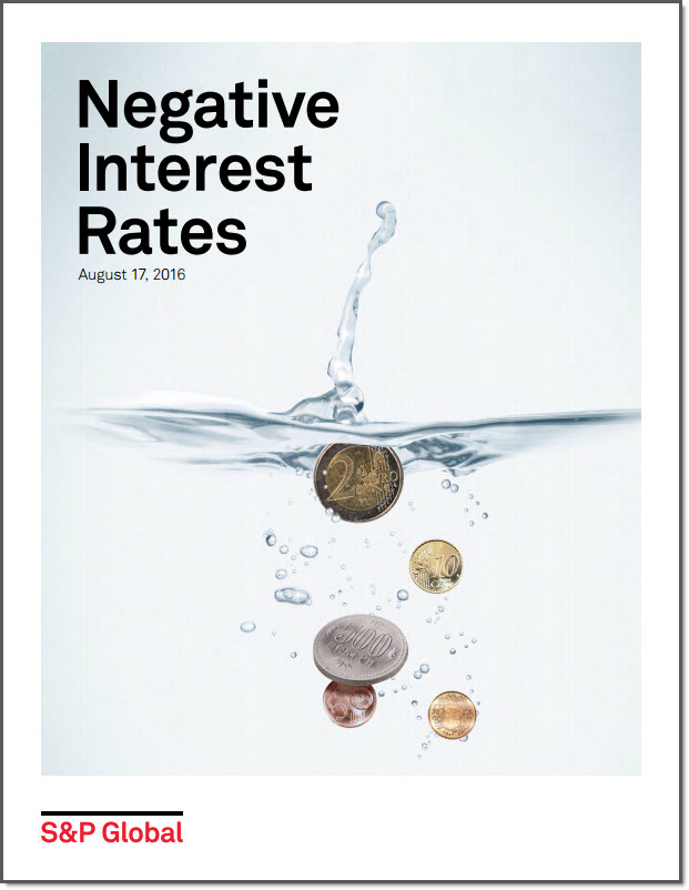 Negative Interest Rates August 2016