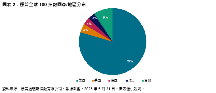 科技巨擘與全球冠軍企業:深入解析標普全球 100 指數: 圖表 2